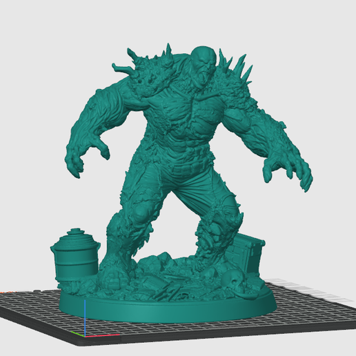 Mutant Zombie – Detailed Figure for 3D Printing