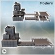 2.jpg Heliport with landing platform for helicopters and multi-story annex building (1) - Modern WW2 WW1 World War Diaroma Wargaming RPG Mini Hobby