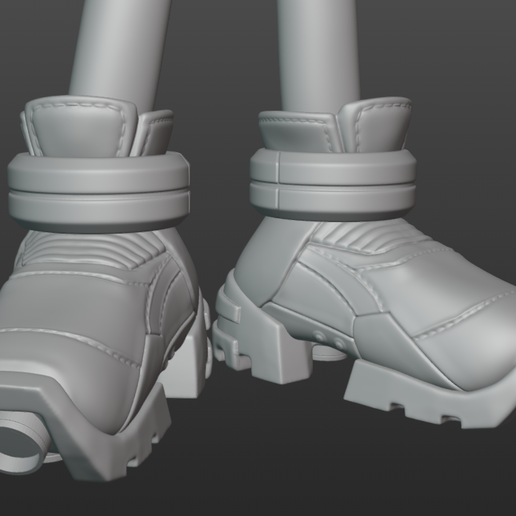 shoeprev.png Super Shadow Statue (3D-Print Ready!)