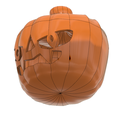 pampkin11-v5 v2-10.png real halloween pumpkin v11 candlestick magic ritual for 3d-print or cnc
