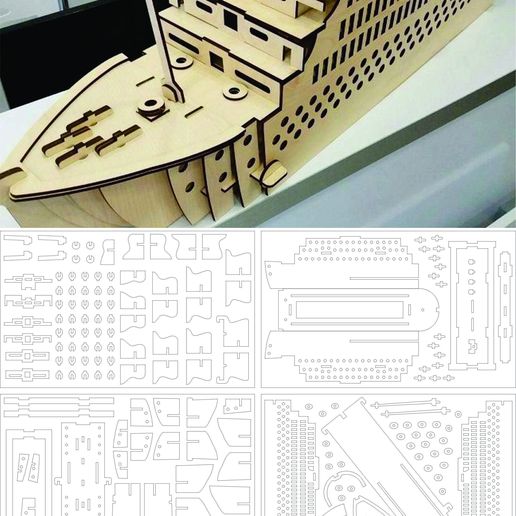 titanic ship - 3D model önizlemesi