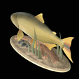Golden-dorado-statue-1-4.png fish golden dorado / Salminus brasiliensis statue underwater detailed texture for 3d printing