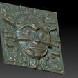 Aztec-Sun-God-Bas-Relief-3D-Model-4.jpg Aztec Sun God Bas-Relief 3D Model