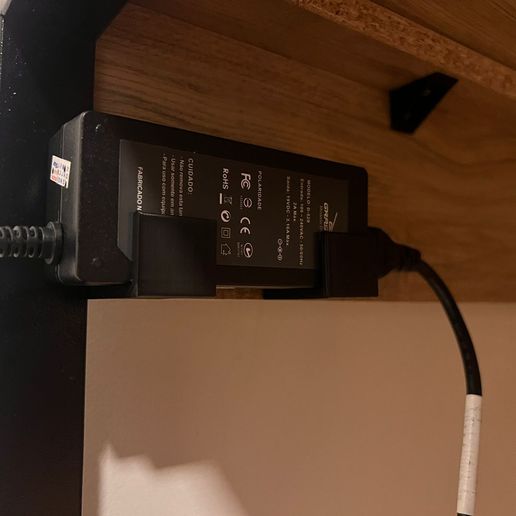 📓 Notebook/Laptop Charger Holder・Free STL File for 3D printing・Cults
