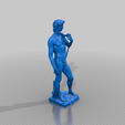 David.png Remix David by Michelangelo with only one support