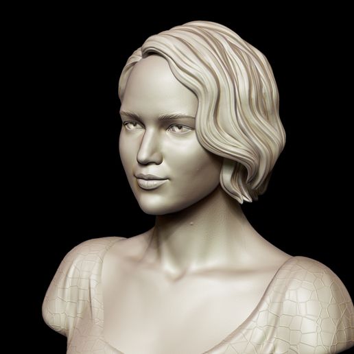 15.jpg Modello di stampa 3D di Jennifer Lawrence