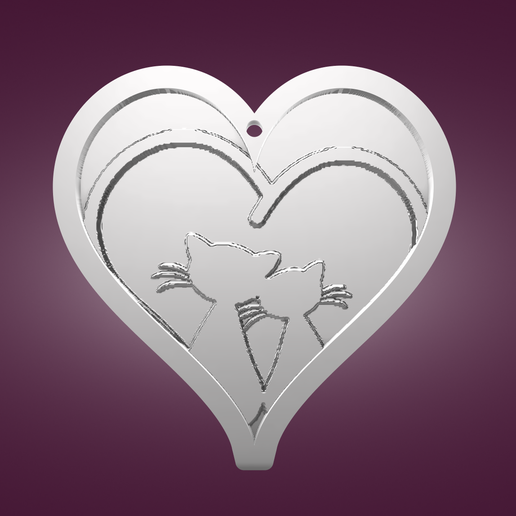 Key pendant 3D model