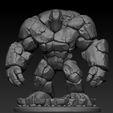 FRONT.jpg Stone Golem – Miniature for RPG / D&D – STL File