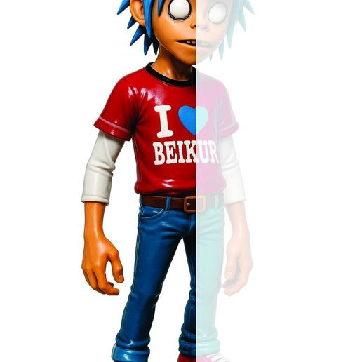 D2 gorillaz 3D model