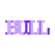 Text Flip - Bull 3.0.stl Перелистывание текста - Бык 3.0