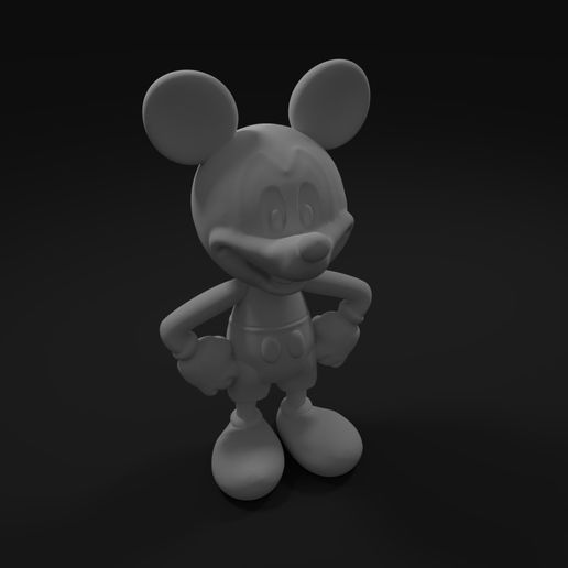 Free OBJ file Mickey Mouse, Disney, Character, Toy・3D print design to ...