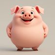 2c461f051944802ebc5c55175cbcdce2.jpg pig _ pig toon - cute animal character - funny decor - toy for kids