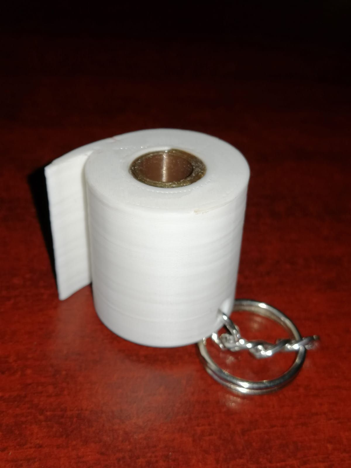 Download STL file Toilet Paper Roll Keyring • 3D printer template ・ Cults