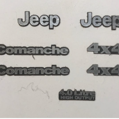 223097392_177003747750825_284226489197266799_n.png Archivo STL Logotipo para RC 1/10 Comanche/Cherokee・Objeto imprimible en 3D para descargar