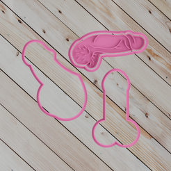 2.png STL file COOKIE CUTTER bachelorette party set 2・Design to download and 3D print