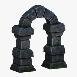 model.png Stone gate NO.3