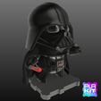 DARTHVADERSQ.png Télécharger fichier STL gratuit Star Wars DARTH VADER ! • Objet pour imprimante 3D, purakito