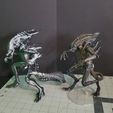 1d.jpg Praetorian Xenomorph Alien - AVP 2010 Articulated dynamic pose STL for 3D printing