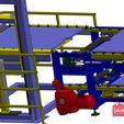 industrial-3D-model-Circulating-accumulation-conveyor2.jpg Circulating accumulation conveyor-industrial 3D model