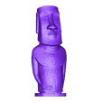 Moai_Hollow.stl Moai statue - Easter Island 3D print model