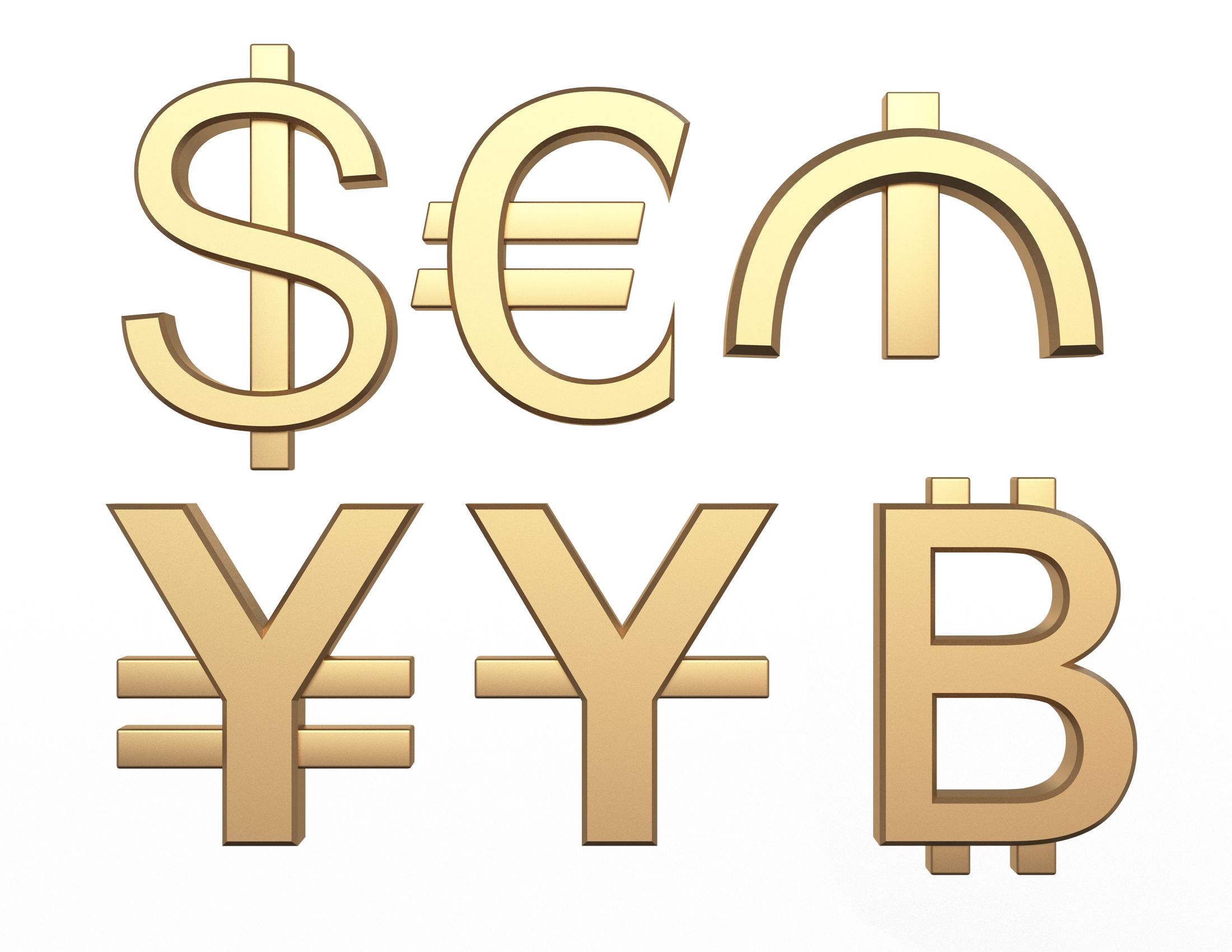 Download file Currency Symbols Collection โข 3D printer object ใป Cults