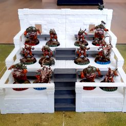 bleacher_01.jpg Файл 3D Fantasy Football bleacher.・Дизайн 3D принтера для загрузки