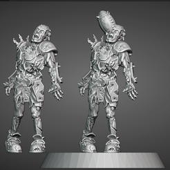 zombie401.png STL file Fantasy Football Zombie lineman 04・3D print object to download, Brutefun