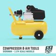 5.jpg Air Compressor & air tools for workshop diorama 1:24
