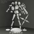 Yuffie20.jpg (PreSupport) 1/4 Yuffie Kisaragi Standing Posture Final Fantasy VII Remake