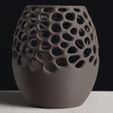 pencil-holder-with-voronoi-texture-slimprint.jpg Voronoi Pencil Holder | Desk Decor | Slimprint