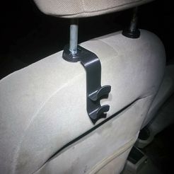 1.jpg STL file Neckhook car seat office chair hooks 3D print model・3D printable model to download, Swedish-silence