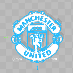 Capture logo machester united.PNG STL-Datei Manchester united Logo kostenlos・Design für 3D-Drucker zum herunterladen, 3dleofactory