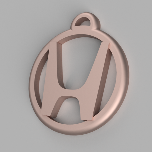 HONDA Logo ピンズ 🗝️ Honda Logo Keychain・Free STL File for ・Cults