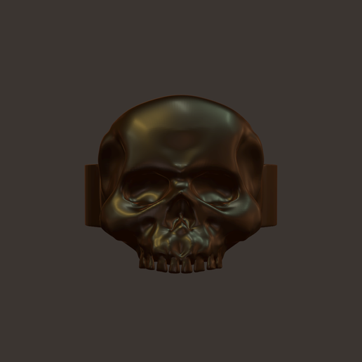 Skull Ring 1 3D model