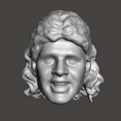 Screenshot-1504.png Файл STL WWE WWF LJN Style Тито Сантана скульптура головы・Дизайн 3D принтера для загрузки