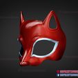 Persona_5_Panther_Mask_3d_print_model_04.jpg Persona 5 Panther Mask - Anime Cosplay Mask - Halloween Costume