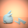 pika-kirby-5.png kirby pikachu - pikakirby 3D print model