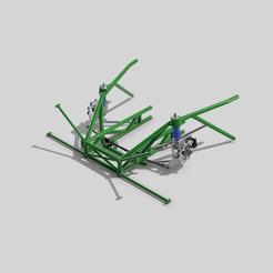 IMG_6378.png STL file 1967 MUSTANG PROMOD TUBULAR CHASSIS SUSPENSION BRAKES STEERING・3D print design to download