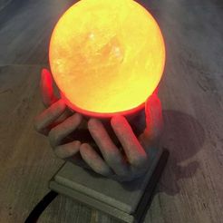 IMG_4813.jpg Hand Holding crystal sphere on cup - RGB LED-light
