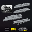 pg3-566456364.png By ZEFF1E - Model Kit Attachments Set 3 - 48th Scale 1:48 - x5 Stylized Attachments Sherman Tank & Trucks Miniature Logs Models Props Army WW2 World War 2 1 German British American