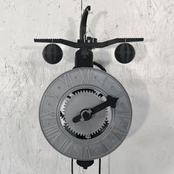 front.jpg STL-Datei Antic Clock kostenlos herunterladen • 3D-druckbares Design, JacquesFavre