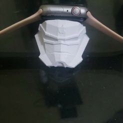 IMG_20230909_151336.jpg Archivo STL Suporte Dock Station Apple Watch Stormtrooper Star Wars・Diseño imprimible en 3D para descargar
