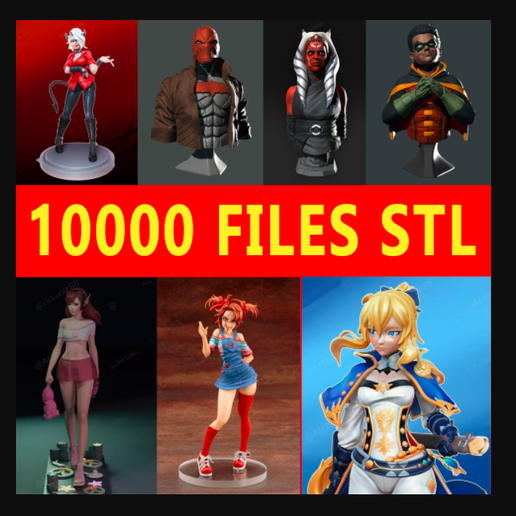 stl 3d pacck models 3D model