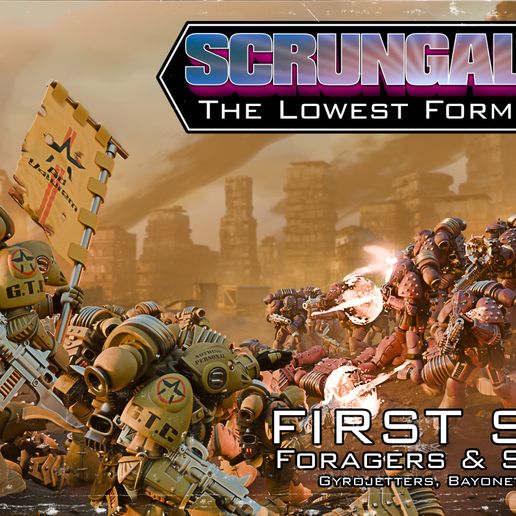 🛰 First Stand - Scrungaloid Foragers・ 3D File for 3D printing・Cults