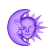 Semb161-ay güneş.stl Sun and Moon 3D