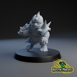 Star-Halflingblitzer-1.png 3D-Datei Fantasy Football Halbling Blitzer Star - PRESUPPORTED・3D-druckbare Vorlage zum herunterladen