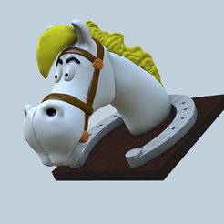 Capture d’écran 2017-09-29 à 12.16.12.png Free STL file Lucky luke horse : Joly Jumper・3D printer design to download