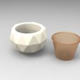 pot rond cactus R3.jpg Mini flowerpot sphere design ideal for cacti