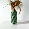 untitled-2049.jpg The Alin Vase, Modern and Unique Home Decor for Dried and Preserved Flower Arrangement  | STL File