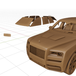 1.png Archivo STL Rolls Royce Cullinan・Objeto de impresión 3D para descargar